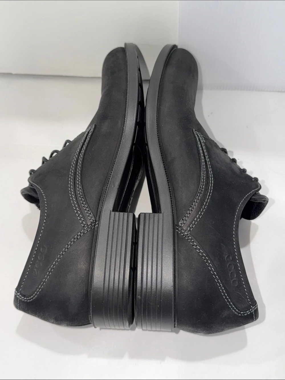 Ecco Harold Derby Men's Black Lace-Up Dress Shoes Size 41